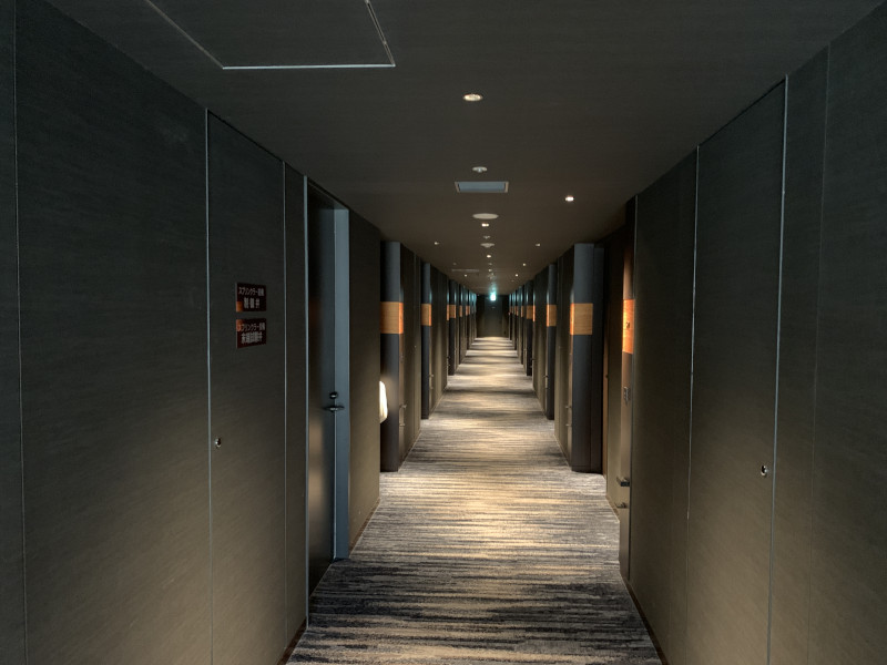 ホテルメトロポリタン秋田の廊下